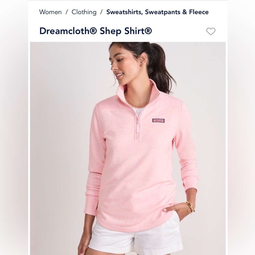 NWT Vineyard Vines Dreamcloth Shep Shirt Flamingo S